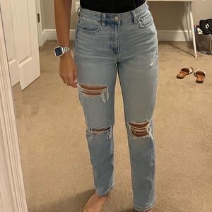 AE mom jeans